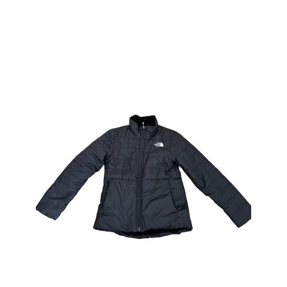 The North Face Girls Reversible Black Jacket Size SP Warm & Stylish Design - Picture 1 of 7